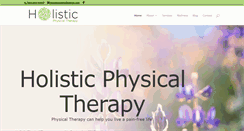 Desktop Screenshot of holisticpt.net