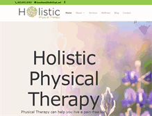 Tablet Screenshot of holisticpt.net